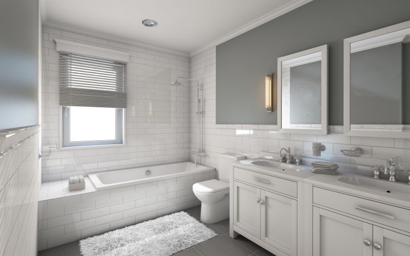 Modern Tub and Vanity